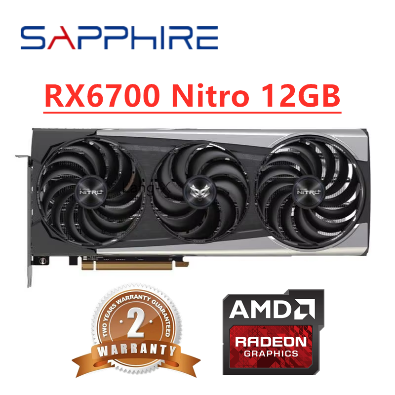 Rx 6700 Xt 12Gb Graphics Card - GPU الياقوت RX 6700 XT 6700XT