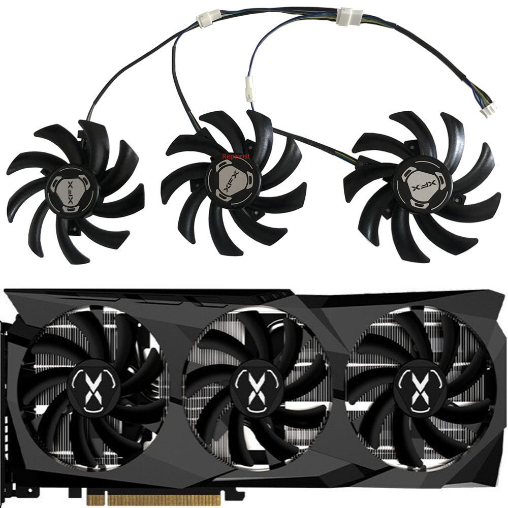 Rx 6700 Xt 12Gb Graphics Card - مروحة بطاقة رسوميات ، مبرد VGA