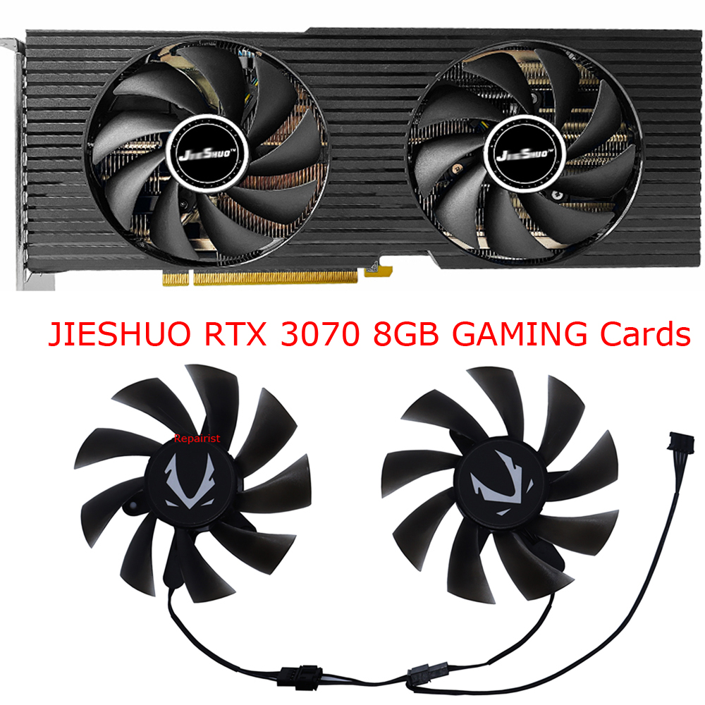 Rtx 3070 8Gb Graphics Card - مروحة بطاقة الرسومات VGA Cooler لـ