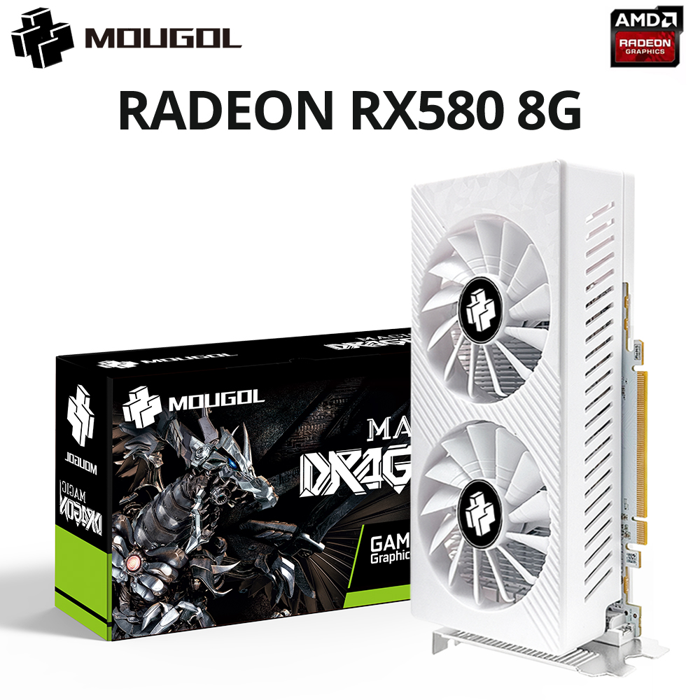بطاقة رسومات MOUGOL AMD Radeon - مراجعة Rx 580 8Gb 2048Sp Gpu وسعره