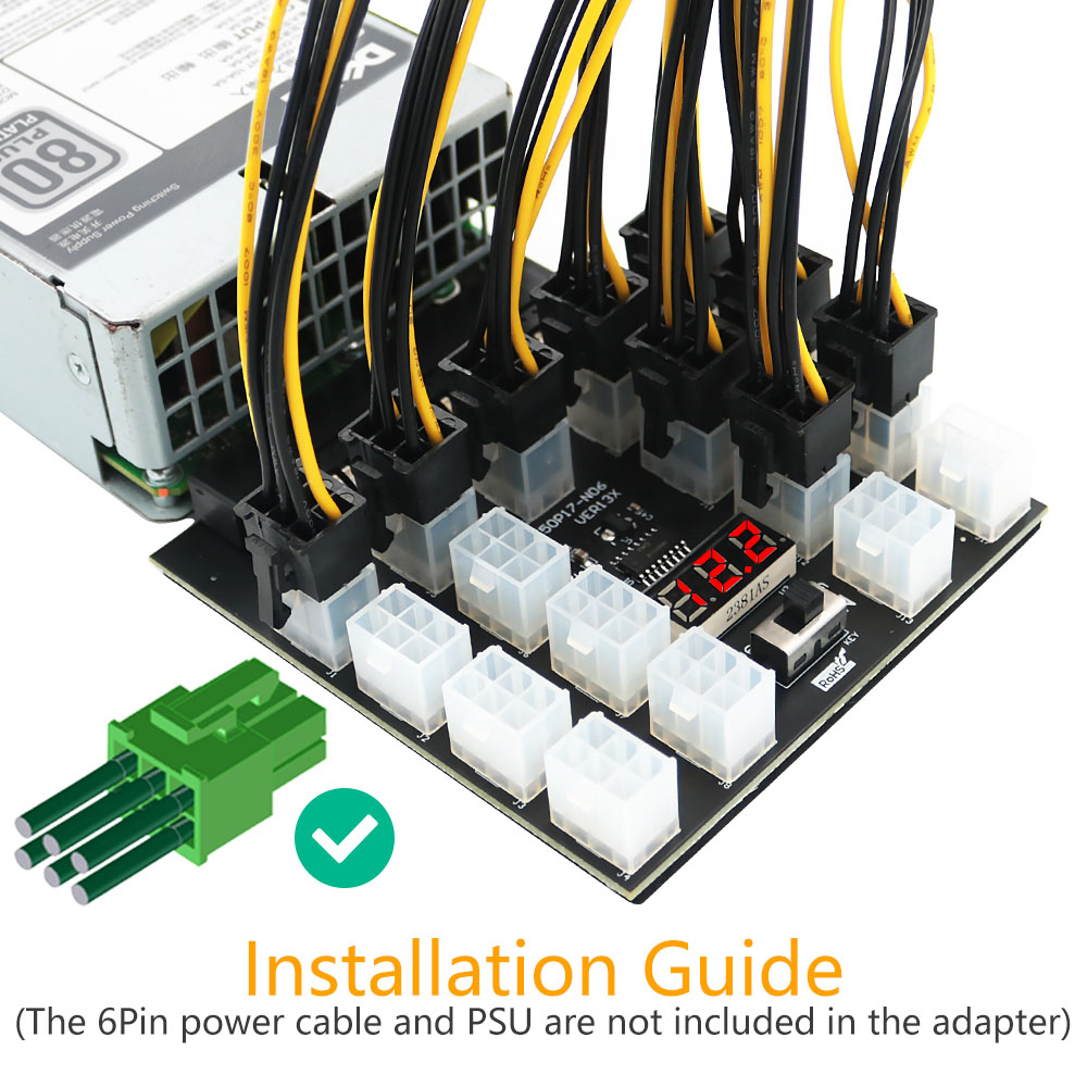لديل 750 واط 1100 واط 1600 واط - مراجعة 2000W Atx Mining Power Supply وسعره