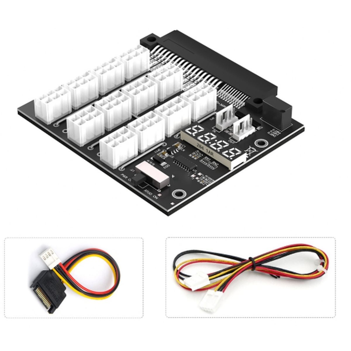 لوحة توصيل PCIe بـ 12 منفذًا م - مراجعة 2400W Server Psu Breakout Board وسعره