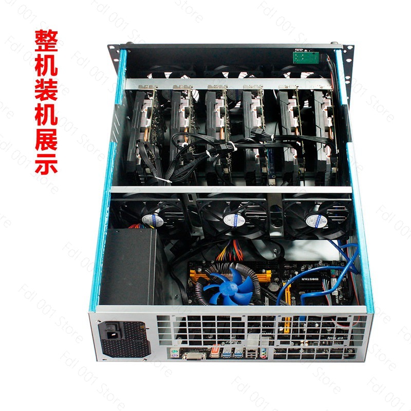 هيكل متعدد البطاقات الرسومية 4 - مراجعة 8 Gpu 4U Server Chassis وسعره