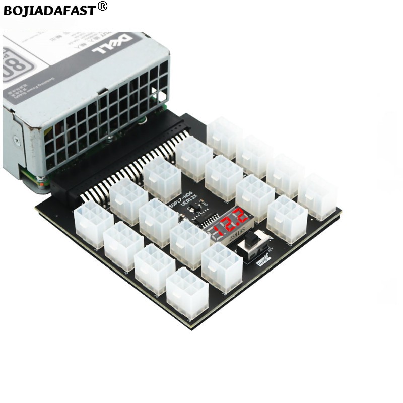 لوحة توصيل طاقة الخادم بـ 17 م - مراجعة 2400W Server Psu Breakout Board وسعره