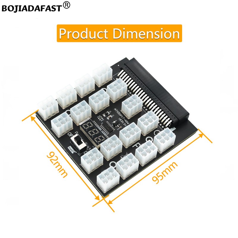 لوحة توصيل طاقة الخادم بـ 17 م - مراجعة 2400W Server Psu Breakout Board وسعره